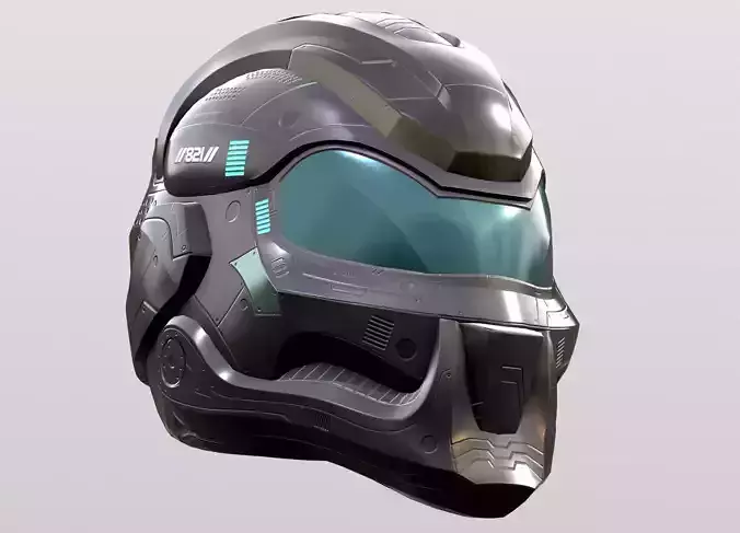 Sci-fi Helmet Model