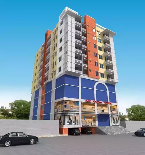 10 storied building exterior design