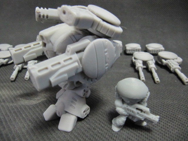 CHIBI-TECH SD - MK-V GUNPOD        3D print model_2