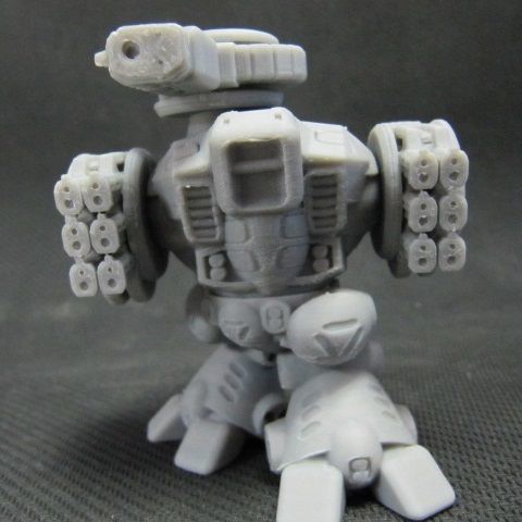 CHIBI-TECH SD - MK-V GUNPOD        3D print model_3