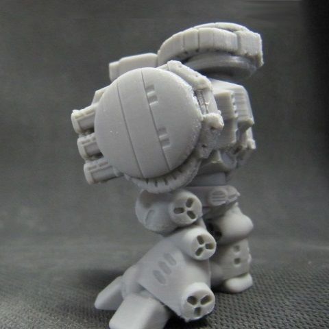 CHIBI-TECH SD - MK-V GUNPOD        3D print model_4