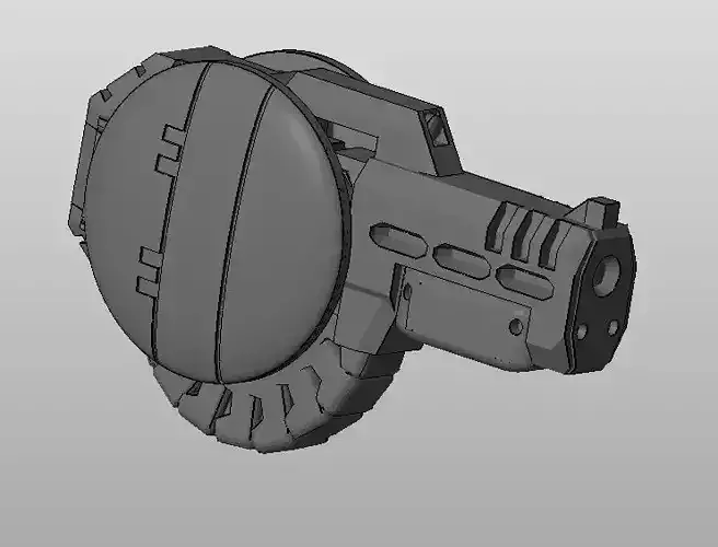 CHIBI-TECH SD - MK-V GUNPOD        3D print model