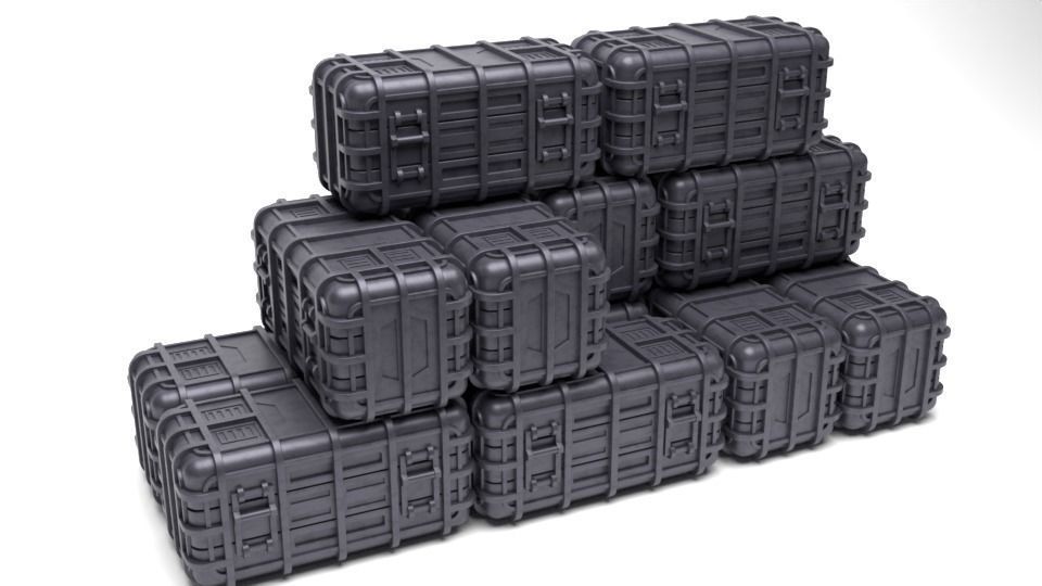 Star Wars Gray Crate 1-12 scale Blackseries  Free 3D print model_3