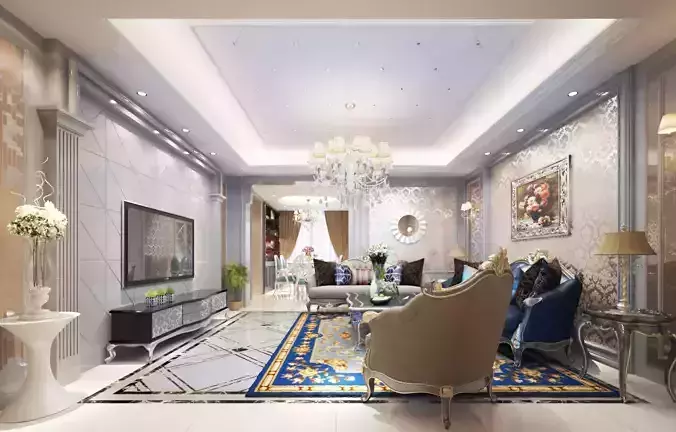 classic reciption  and dinning room