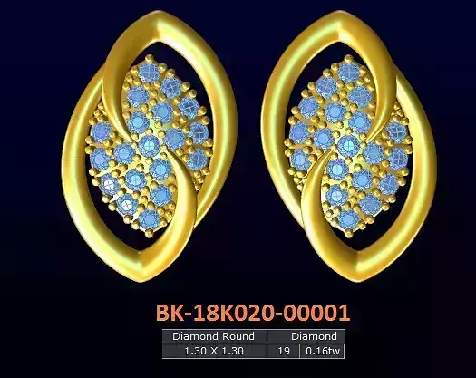 25 models diamond-gem earrings-1