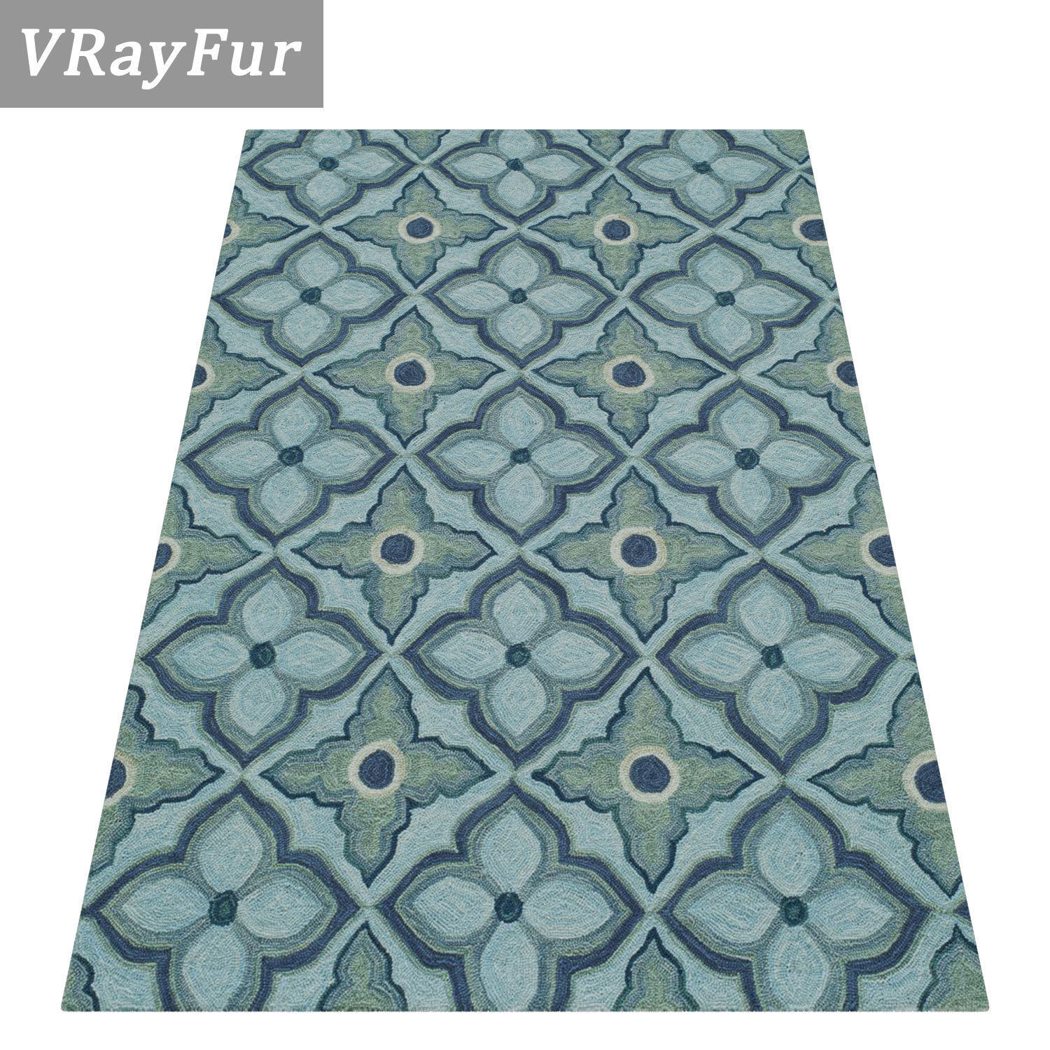 Rug Set 611 3D model_2