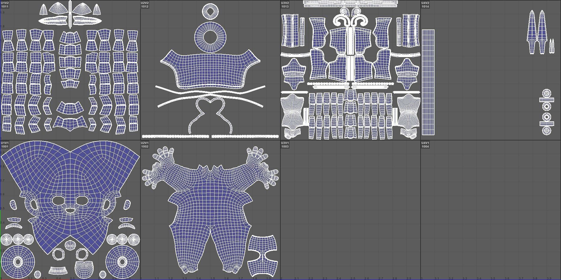 SD Male Character Low-poly 3D model_8