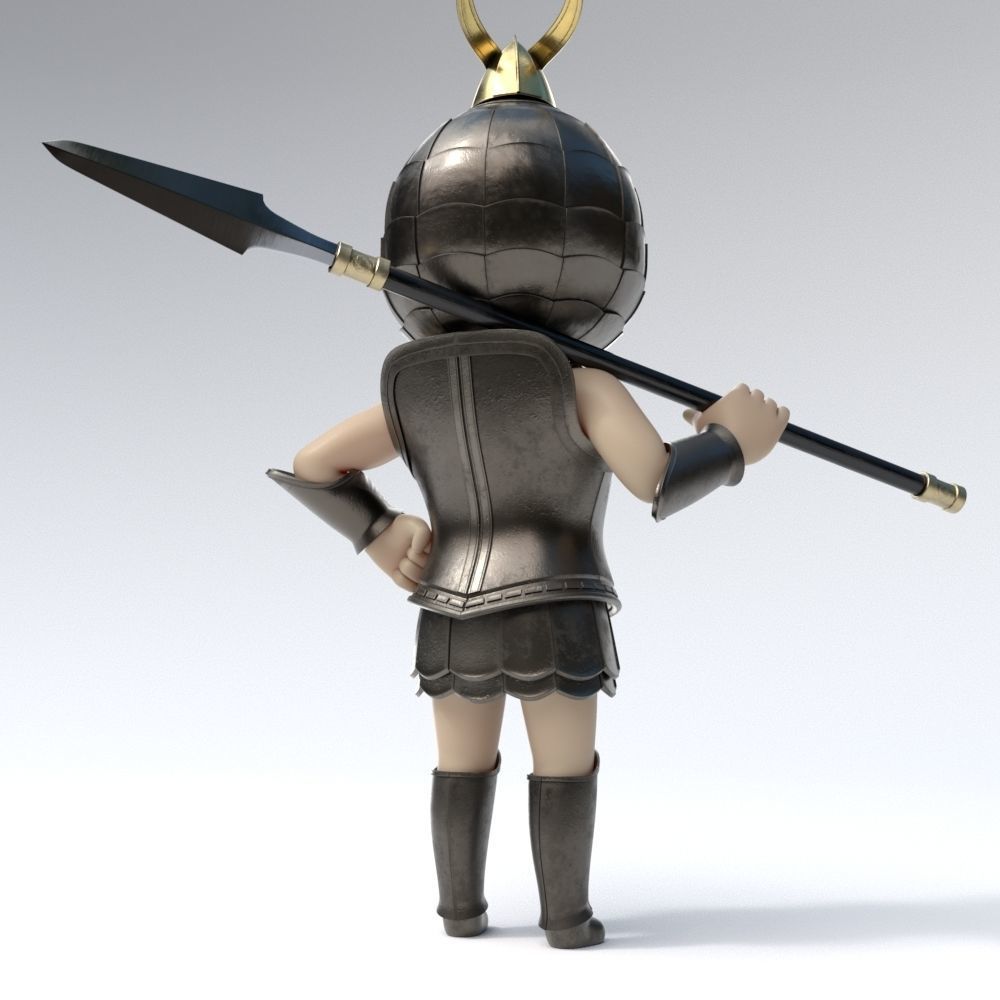 SD Male Character Low-poly 3D model_2