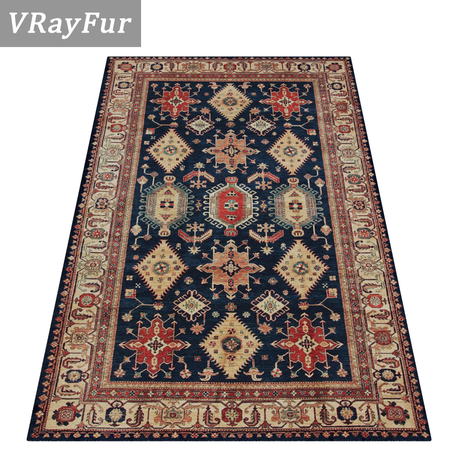 Rug Set 612 3D model_2