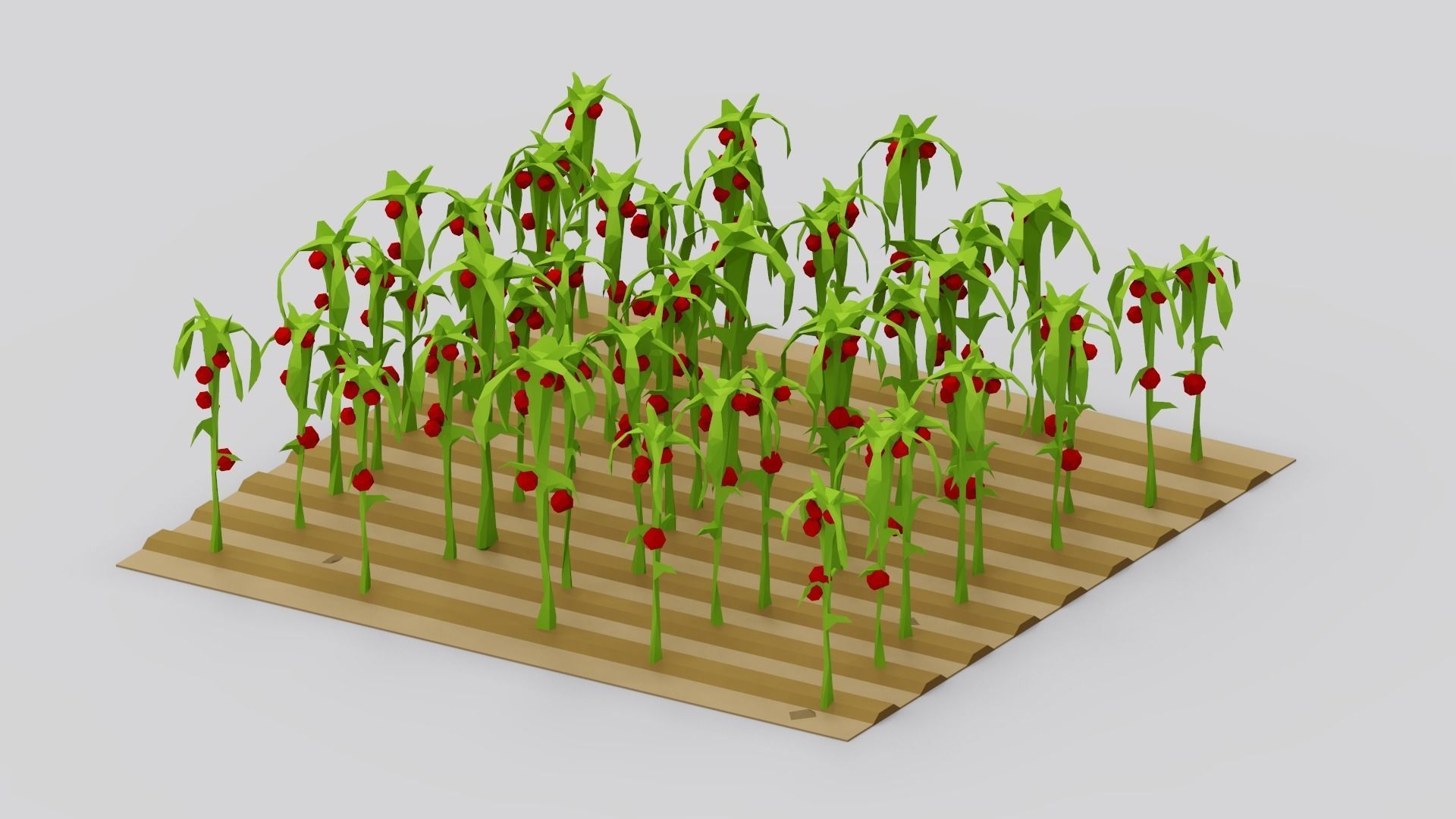 Farm Pack - 54 Assets Low-poly 3D model_36