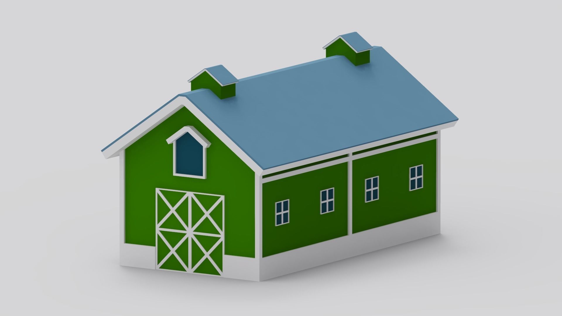 Farm Pack - 54 Assets Low-poly 3D model_46