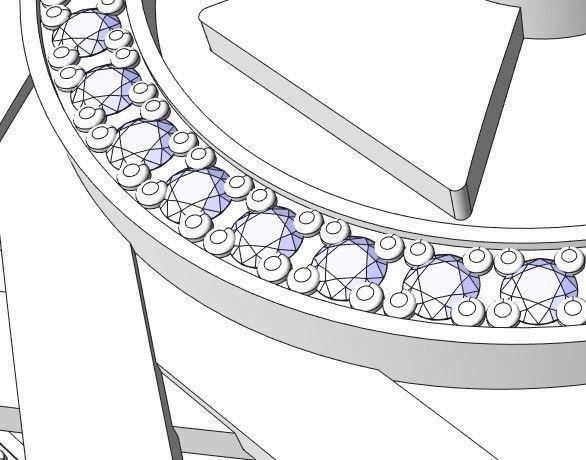 THREE Pendants Erzgamma Lucky Star 30 and 34 and 40 mm 3D print model_10