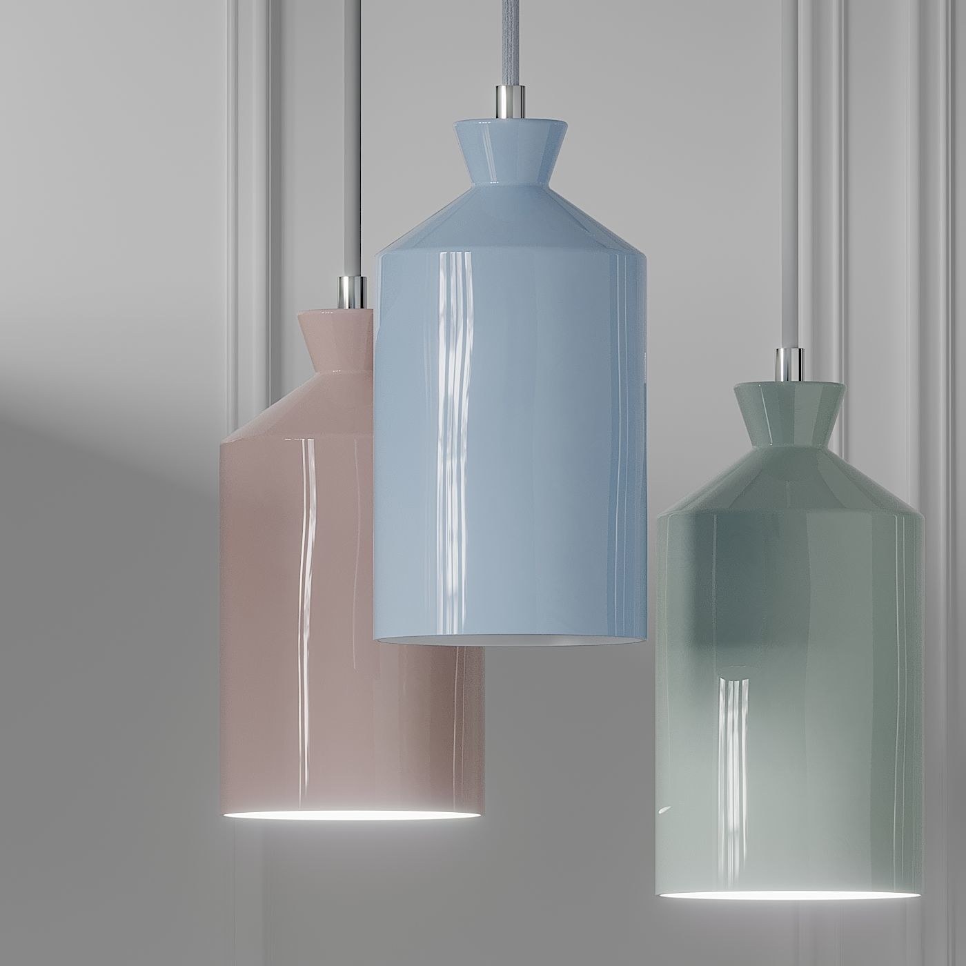 BHUTI Ceramic Pendant Lamps 3D model_2