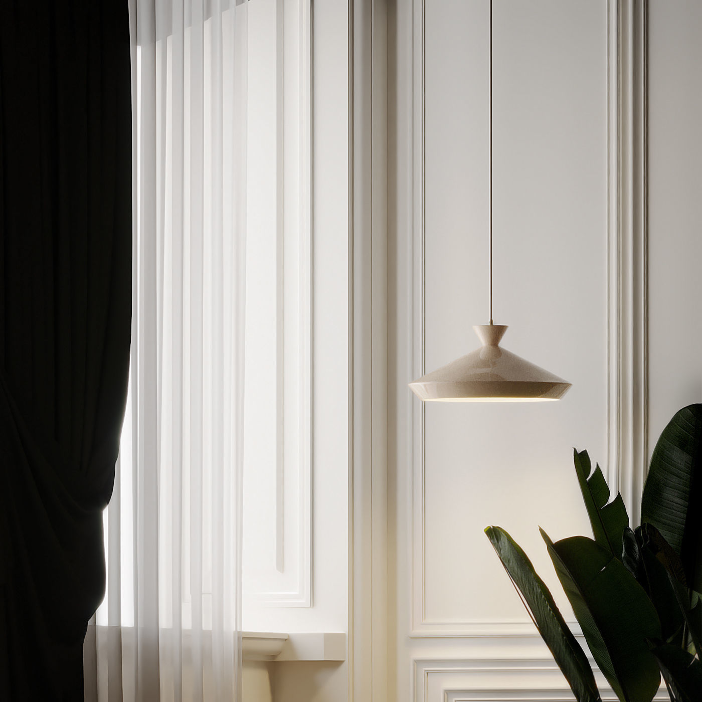 Ceiling Lights TAGI 3D model_1