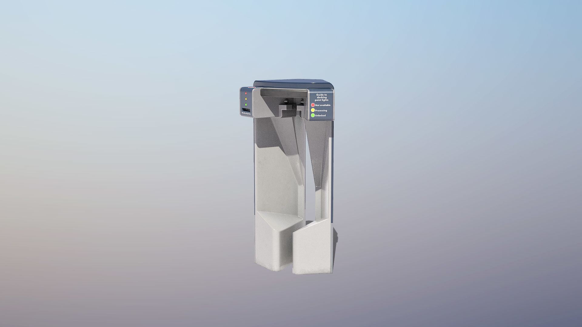 Public Bike Hire Scheme Low-poly 3D model_10