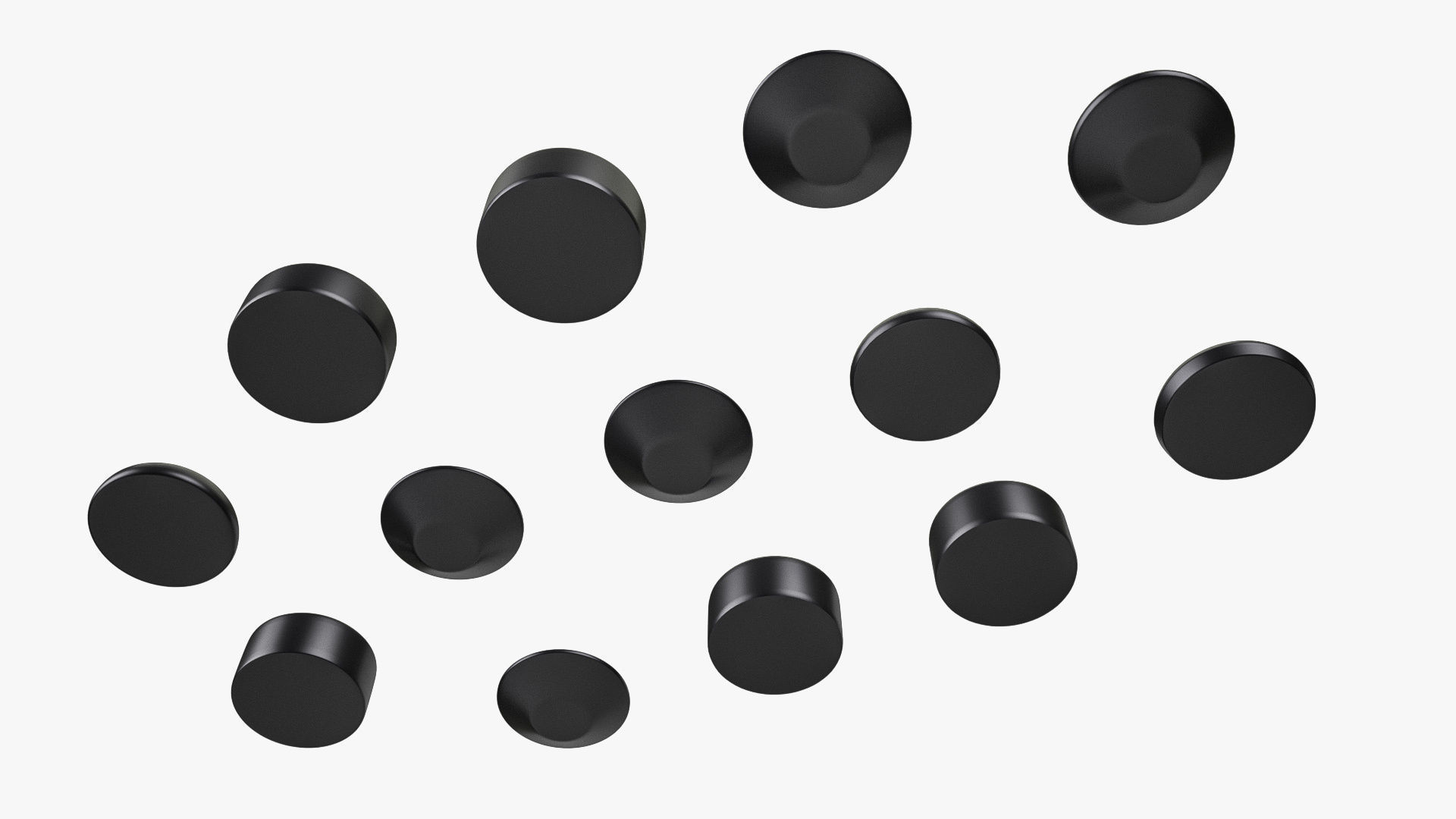 Screw Heads Collection 3 Low-poly 3D model_2