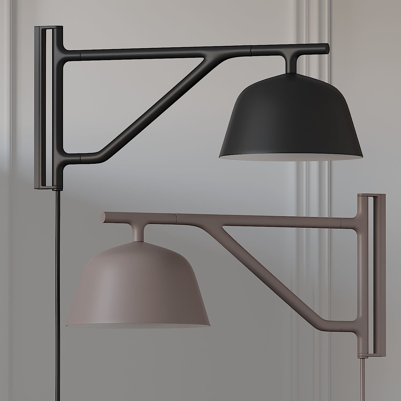 Ambit Wall Sconce by Muuto 4 Colors 3D model_1