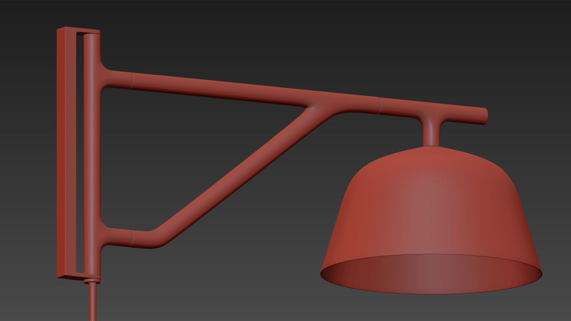 Ambit Wall Sconce by Muuto 4 Colors 3D model_4