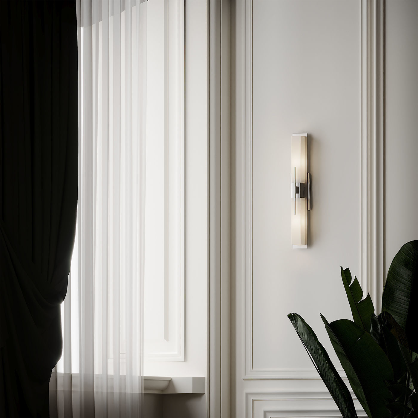 Possini Euro Midtown Wall Sconce 3D model_1
