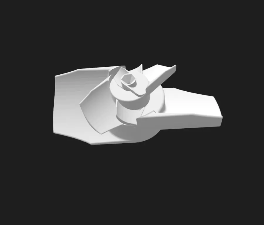 FOR 4-5mm Dc Motor Max Push Efficiency Propeller  3D print model_0