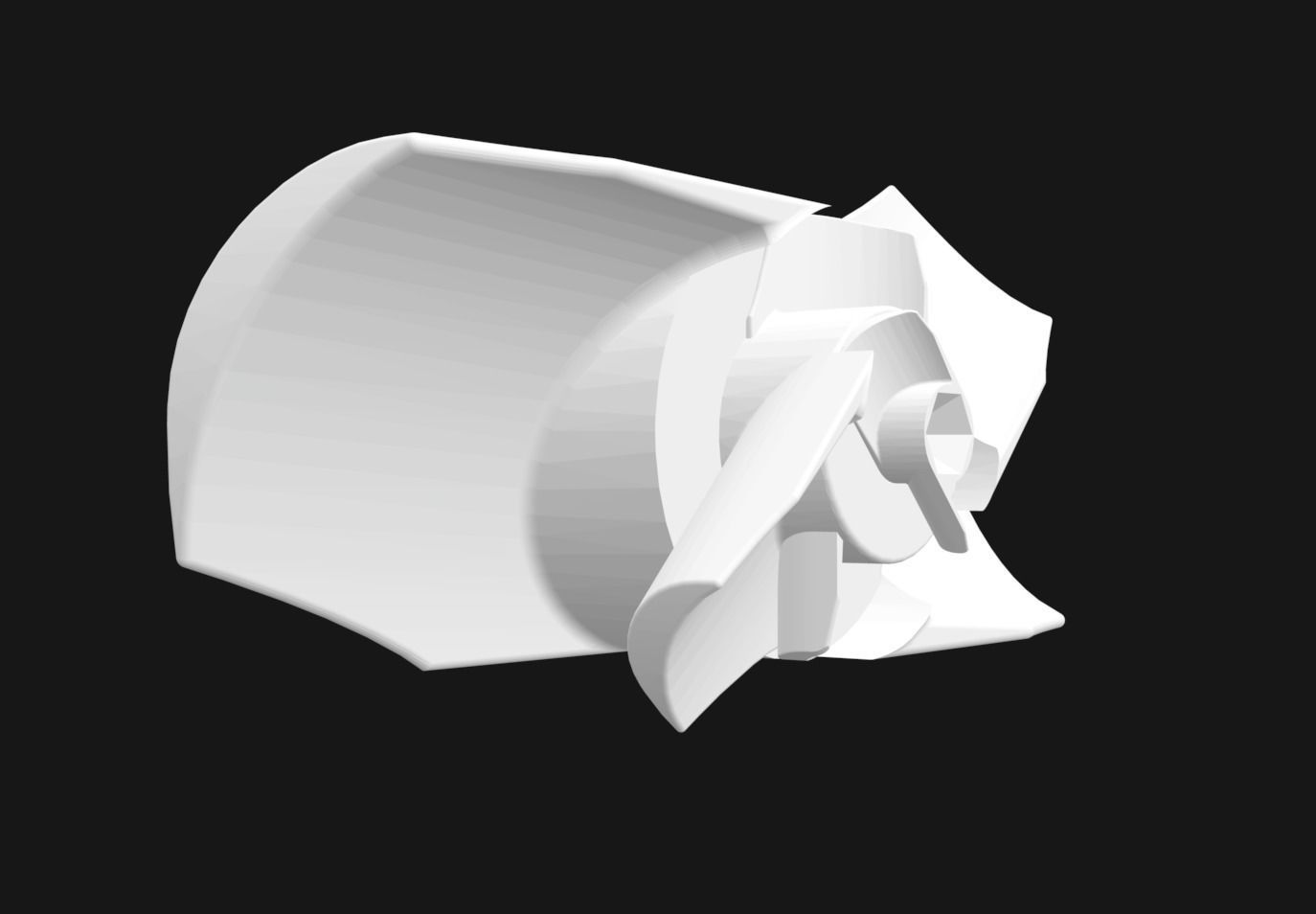 FOR 4-5mm Dc Motor Max Push Efficiency Propeller  3D print model_5