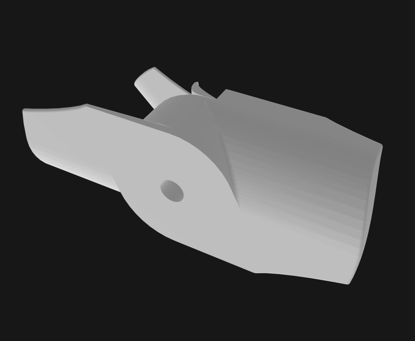 FOR 4-5mm Dc Motor Max Push Efficiency Propeller  3D print model_3