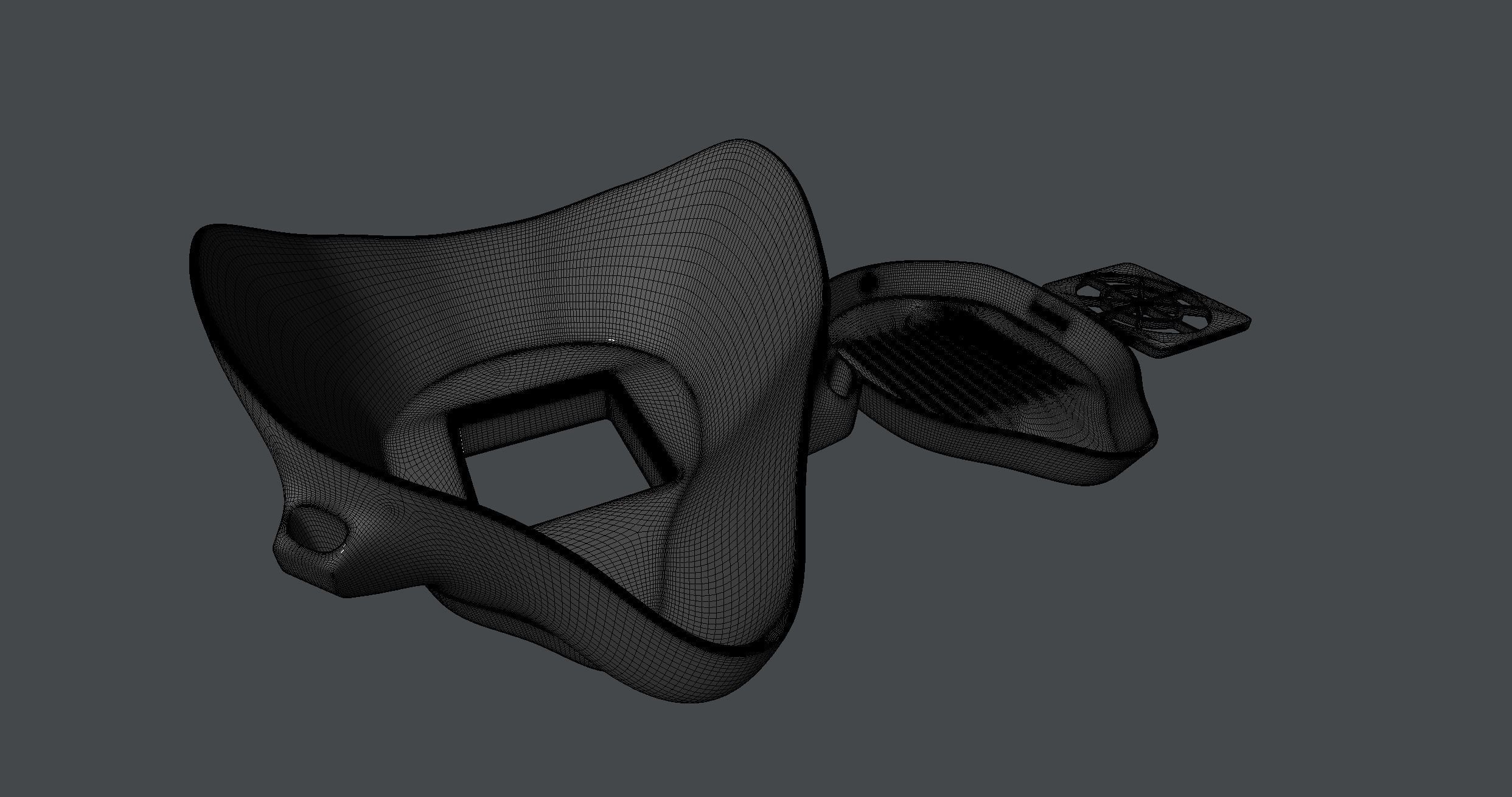 Mask 3D gas with fan Low-poly 3D model_6