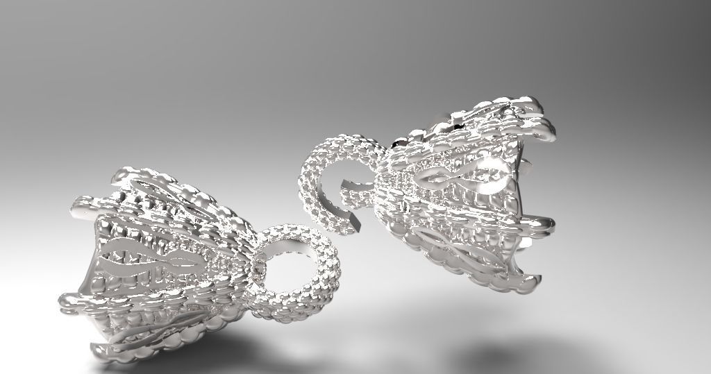 Bracelet -dragon tail 3D print model_6