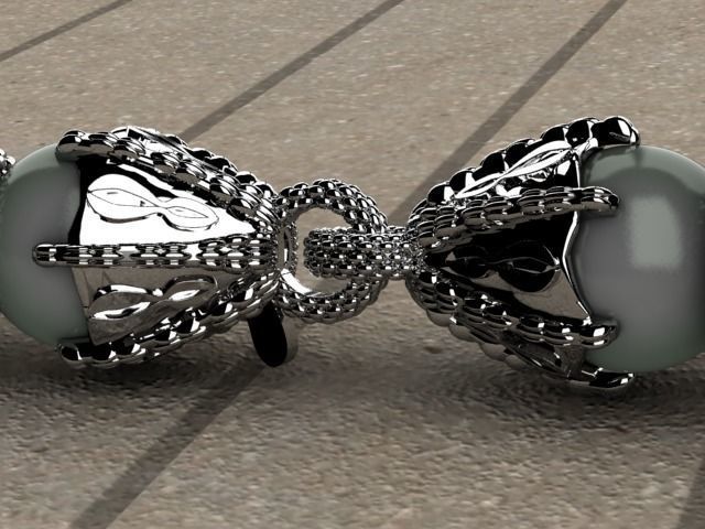 Bracelet -dragon tail 3D print model_11