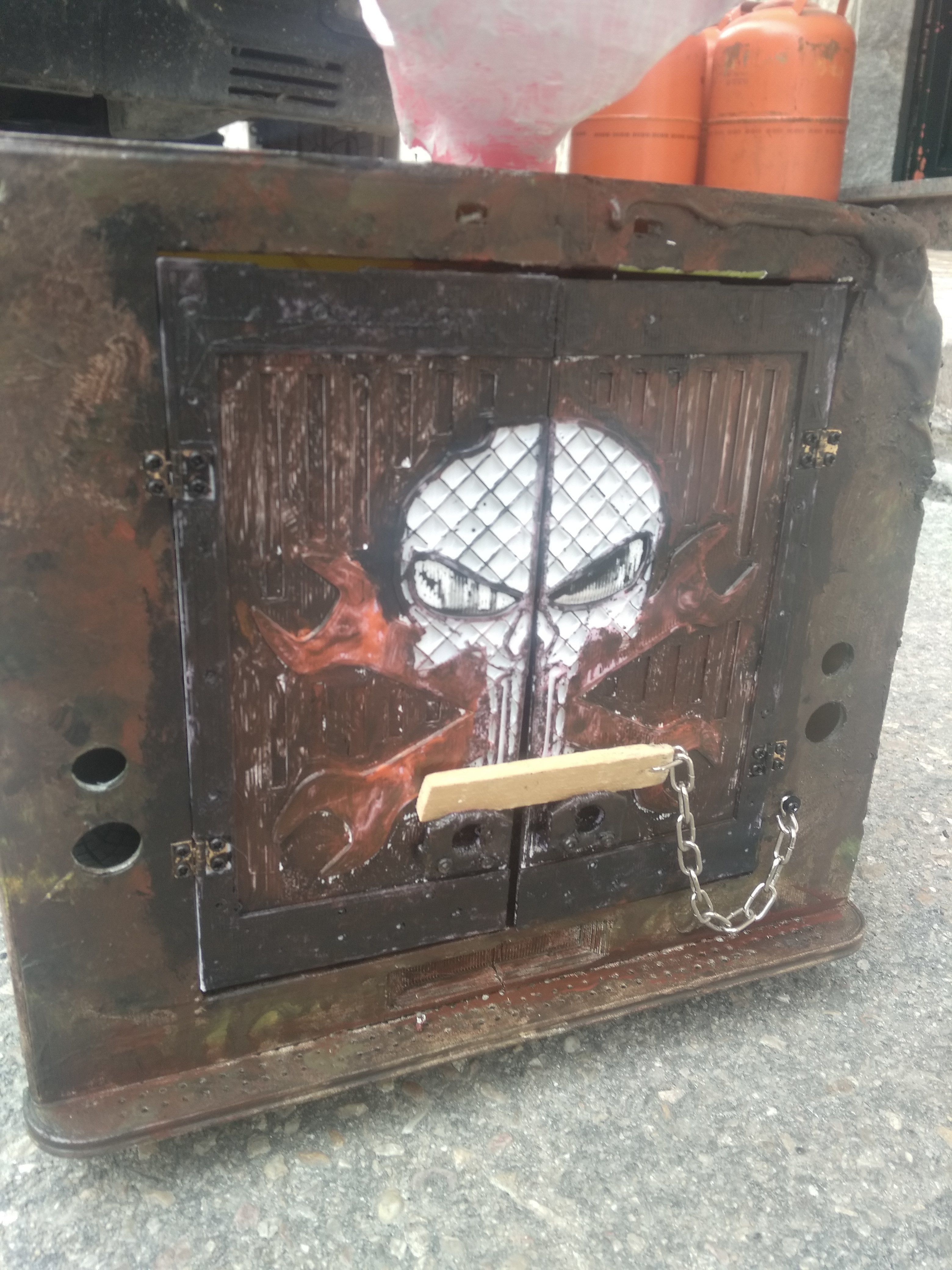 Rc truck mad max rat type drift 3D print model_16