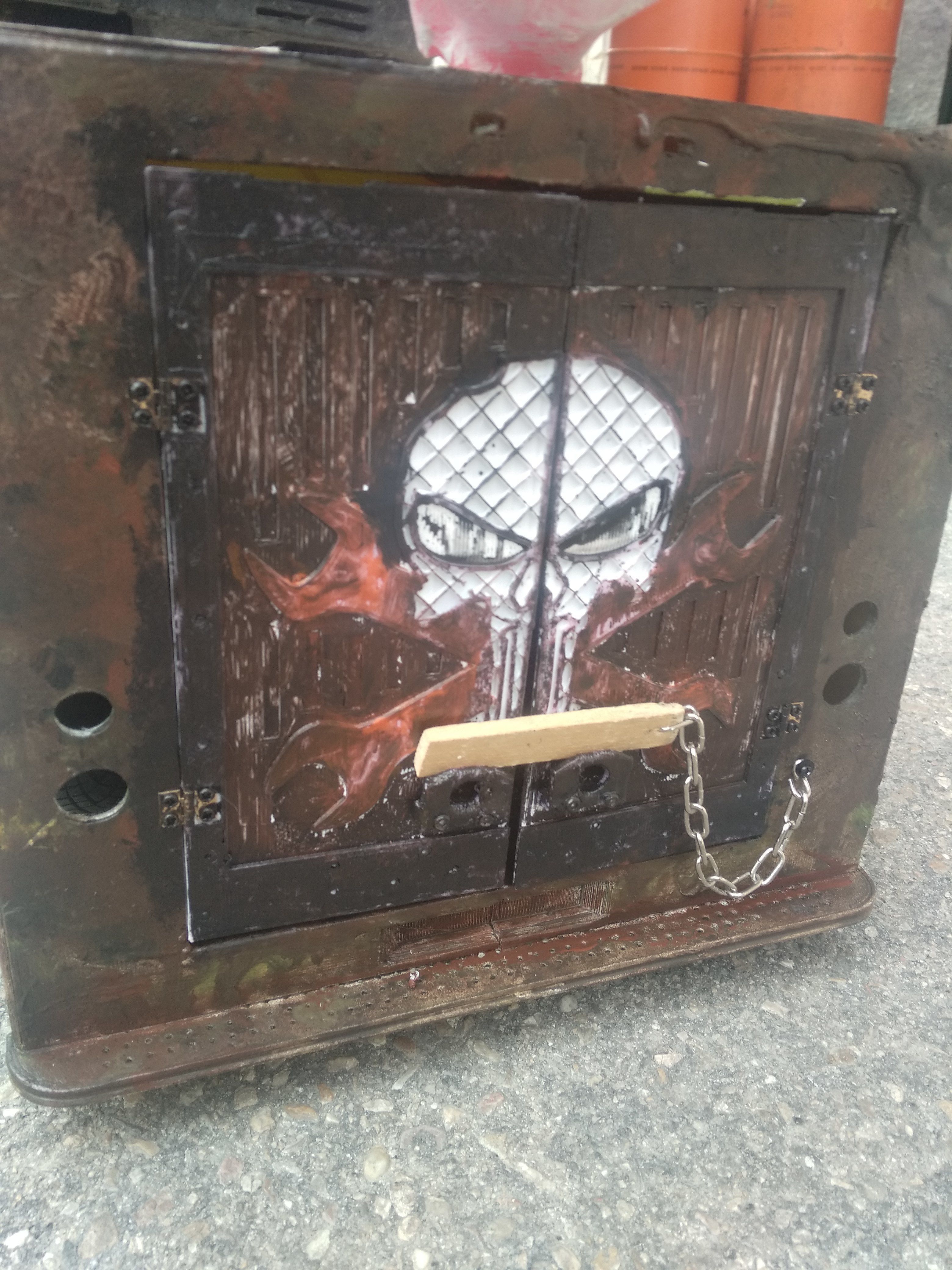 Rc truck mad max rat type drift 3D print model_17