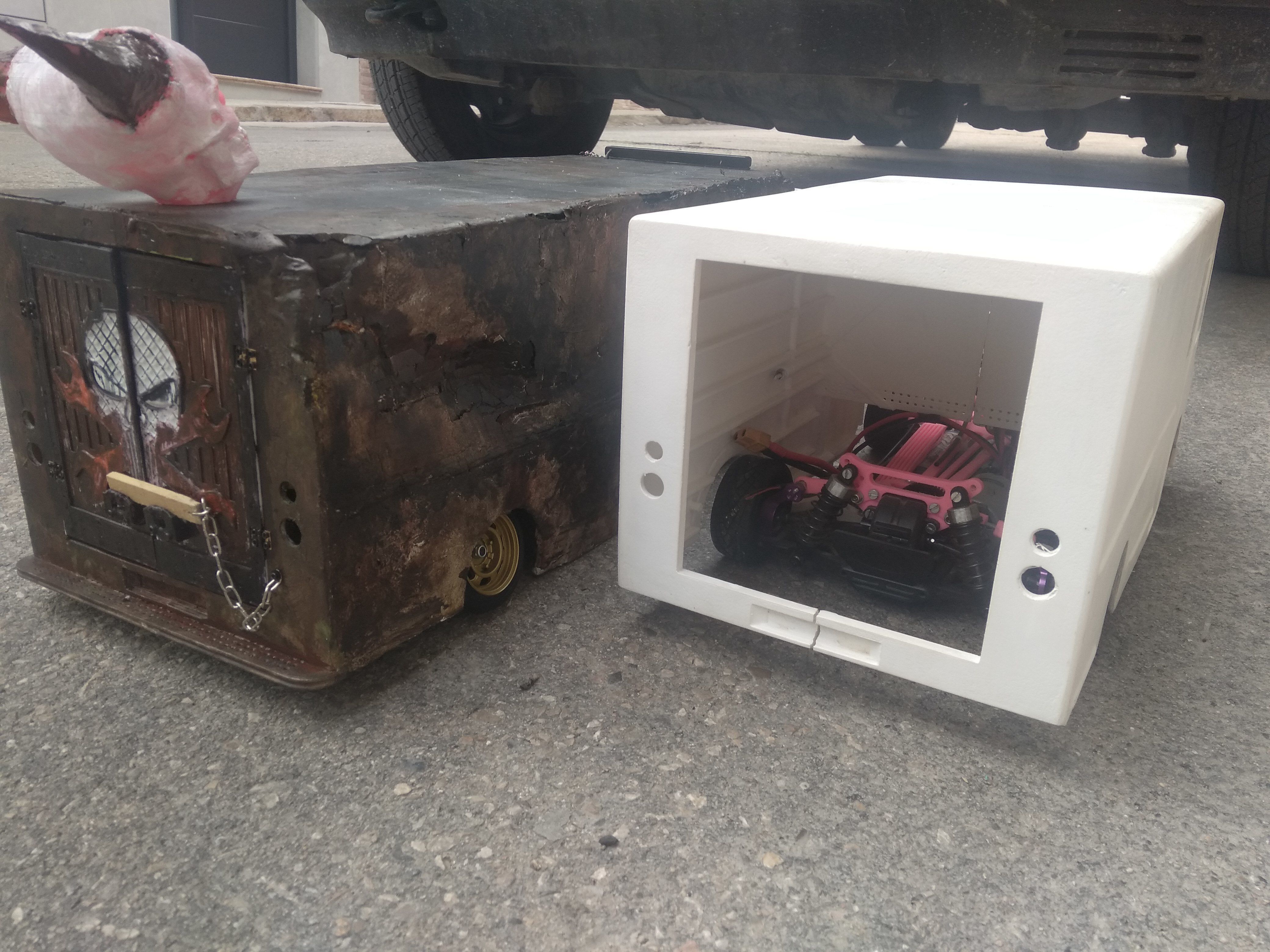 Rc truck mad max rat type drift 3D print model_25