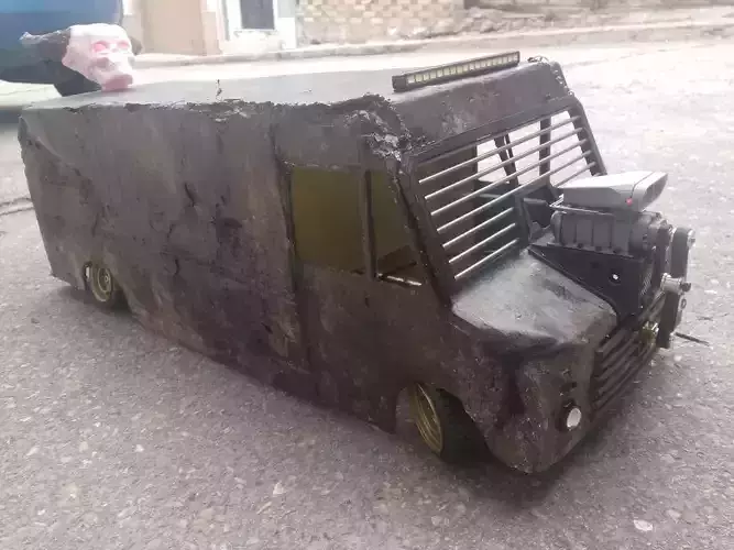 Rc truck mad max rat type drift 3D print model