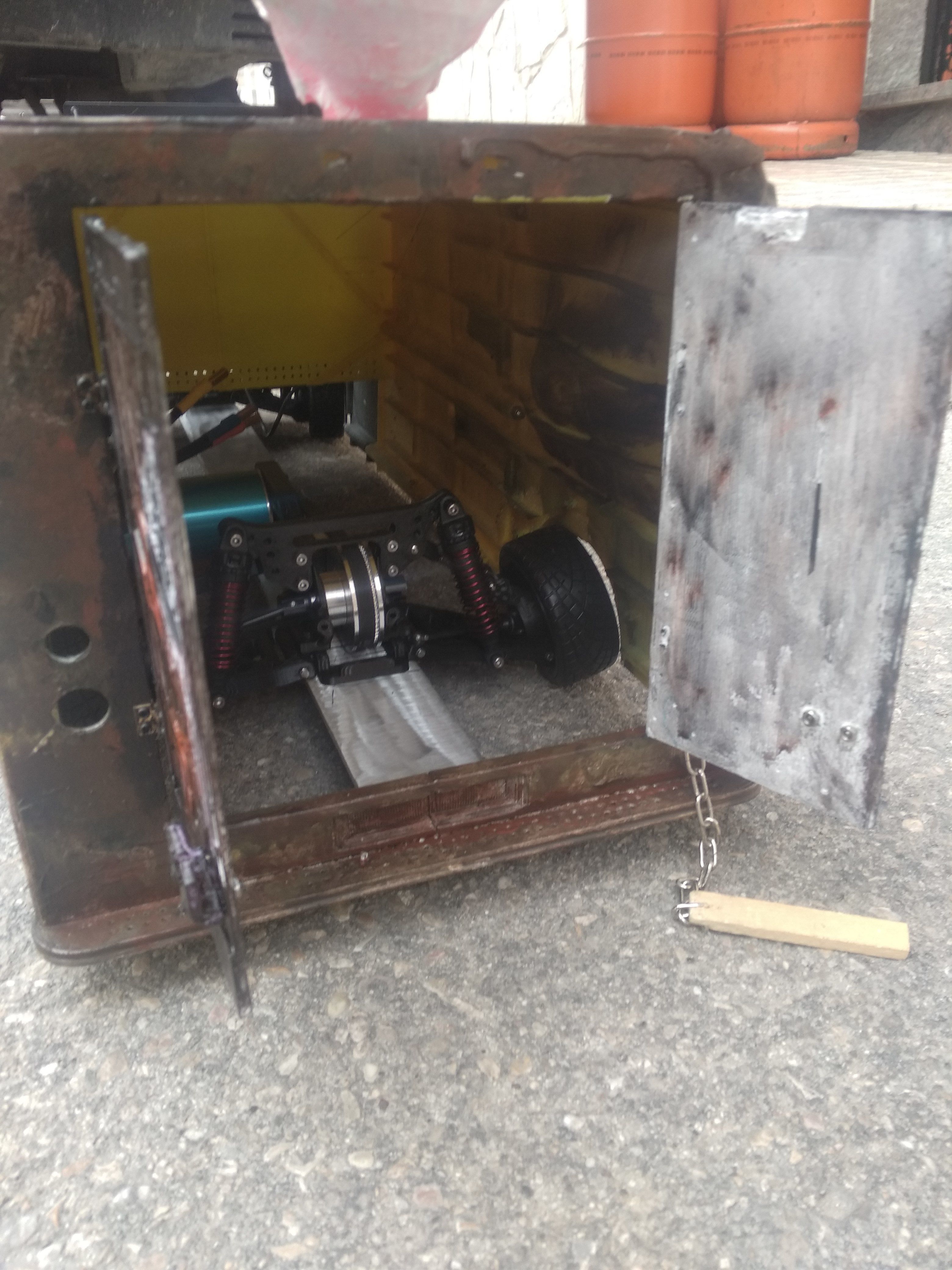 Rc truck mad max rat type drift 3D print model_18