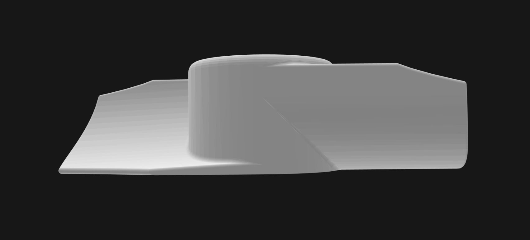 Propeller for Dc Motor 3mm shaft 3D print model_8