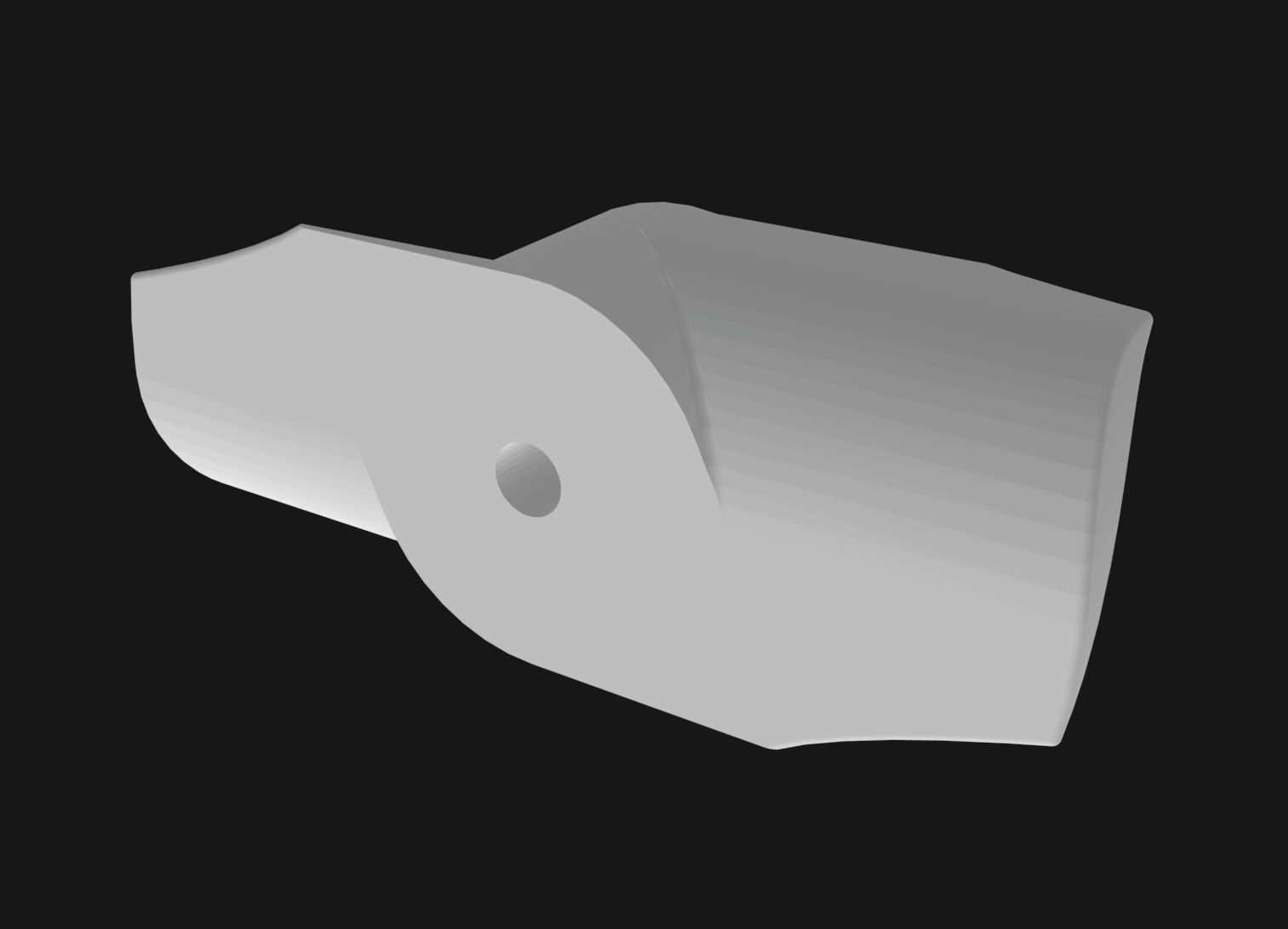 Propeller for Dc Motor 3mm shaft 3D print model_3