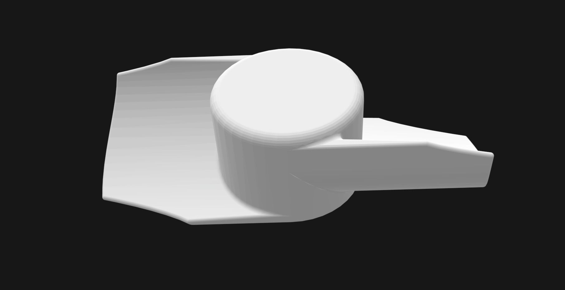 Propeller for Dc Motor 3mm shaft 3D print model_1