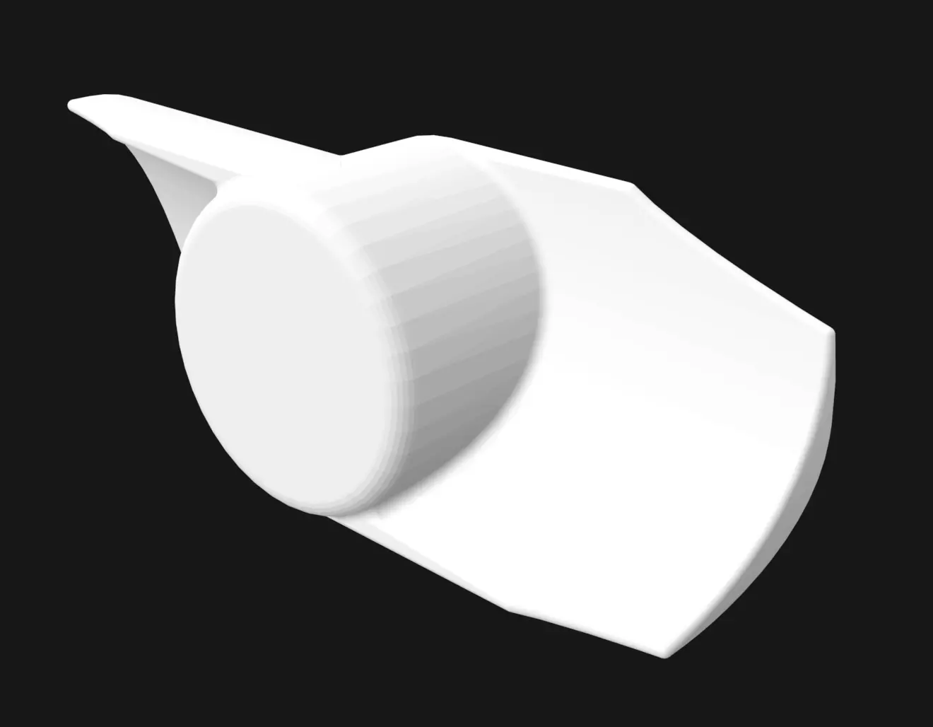 Propeller for Dc Motor 3mm shaft 3D print model_0