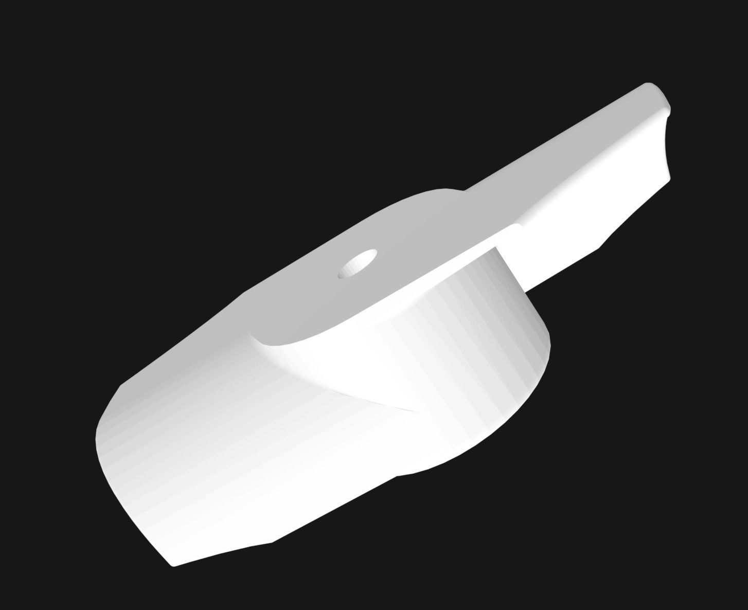 Propeller for Dc Motor 3mm shaft 3D print model_4