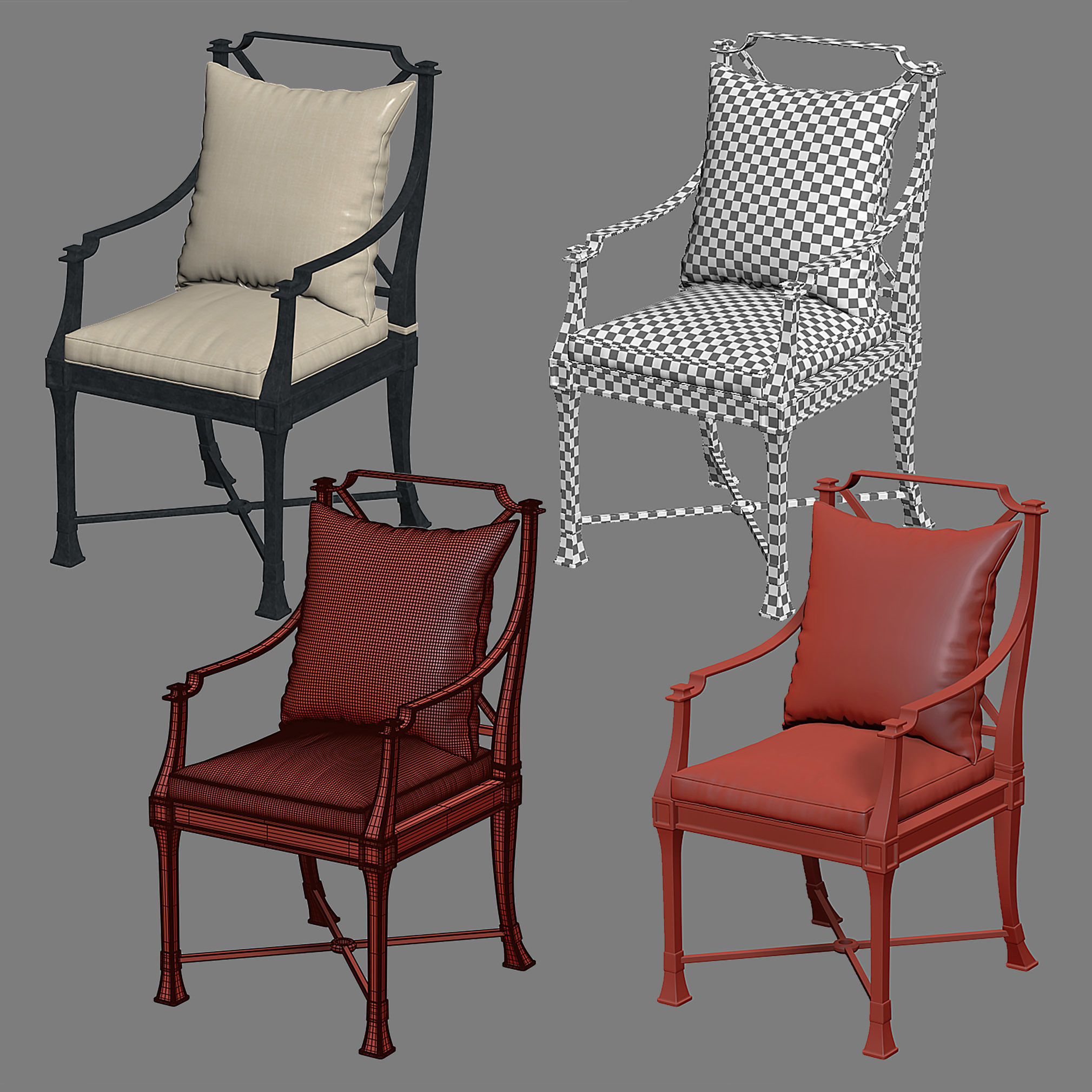 RH ANTIBES Collection 3D model_5