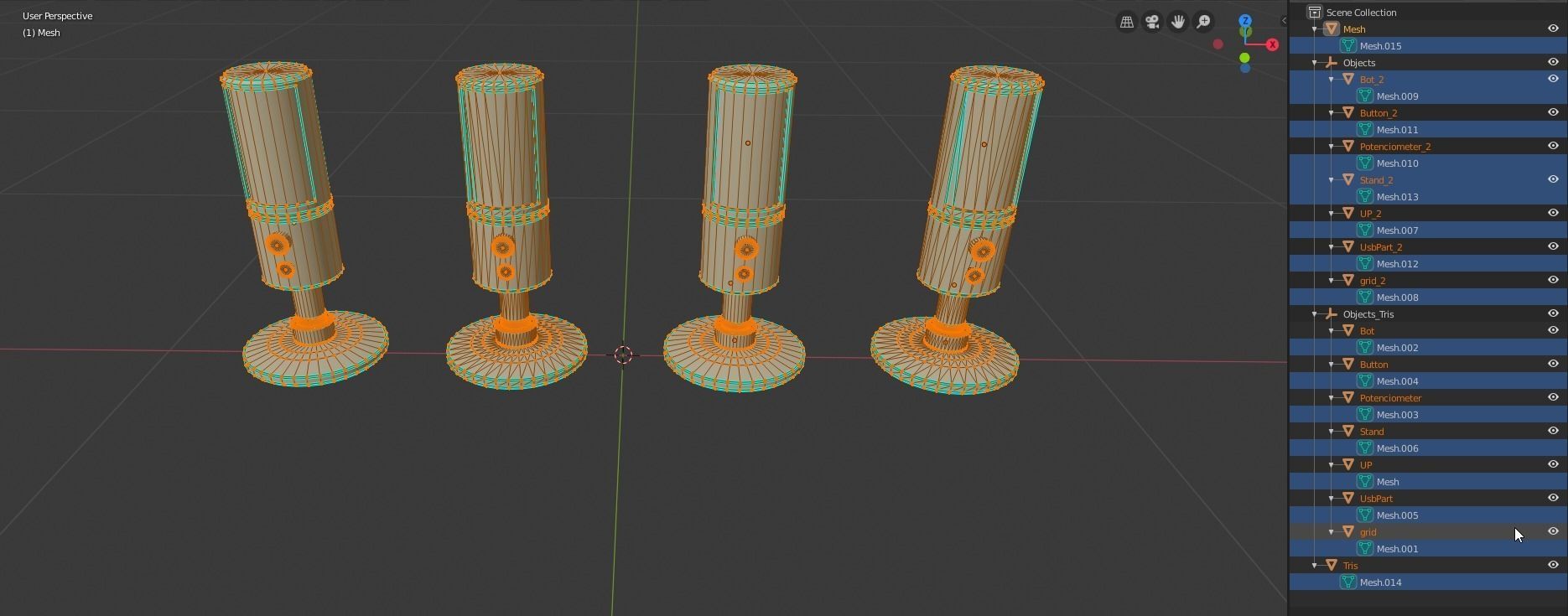 Razer Seiren X Microphone 3D model_15