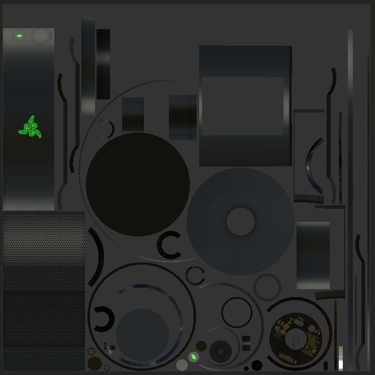 Razer Seiren X Microphone 3D model_12