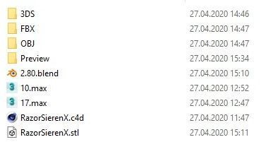 Razer Seiren X Microphone 3D model_17