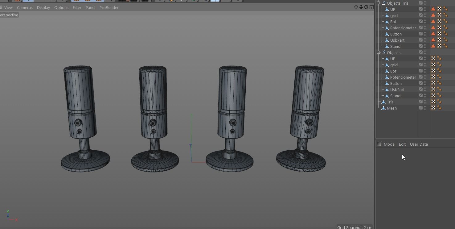 Razer Seiren X Microphone 3D model_14