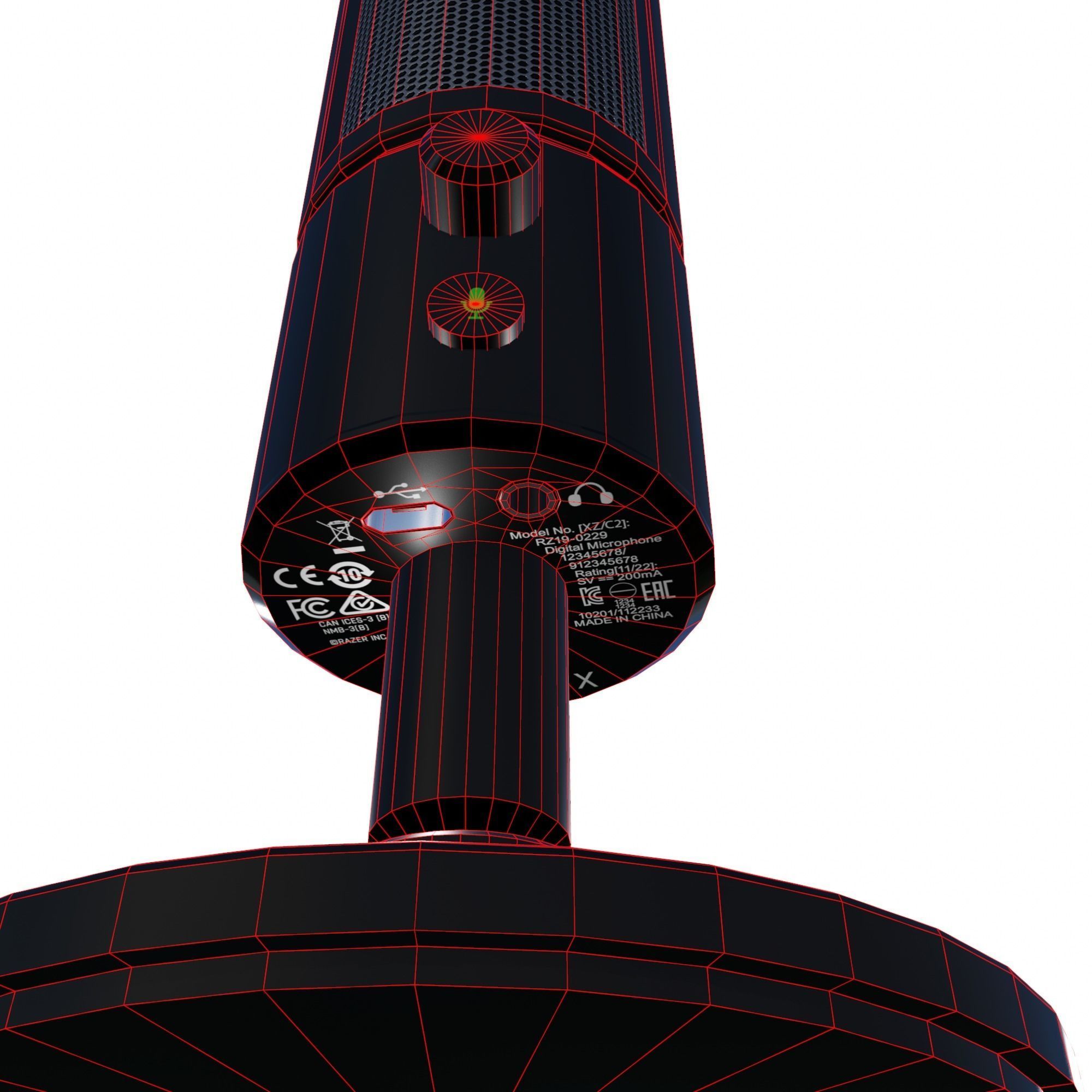 Razer Seiren X Microphone 3D model_9