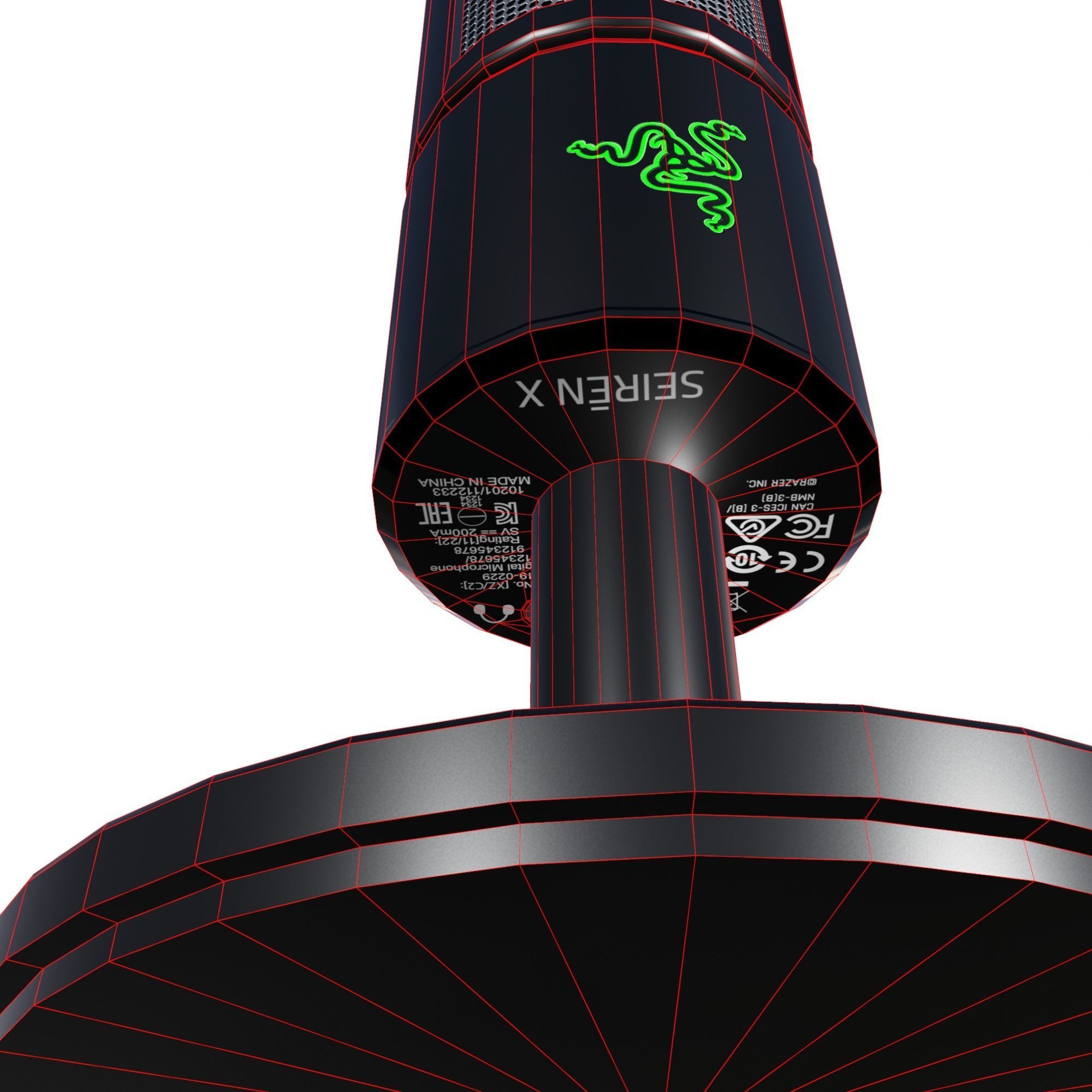 Razer Seiren X Microphone 3D model_11