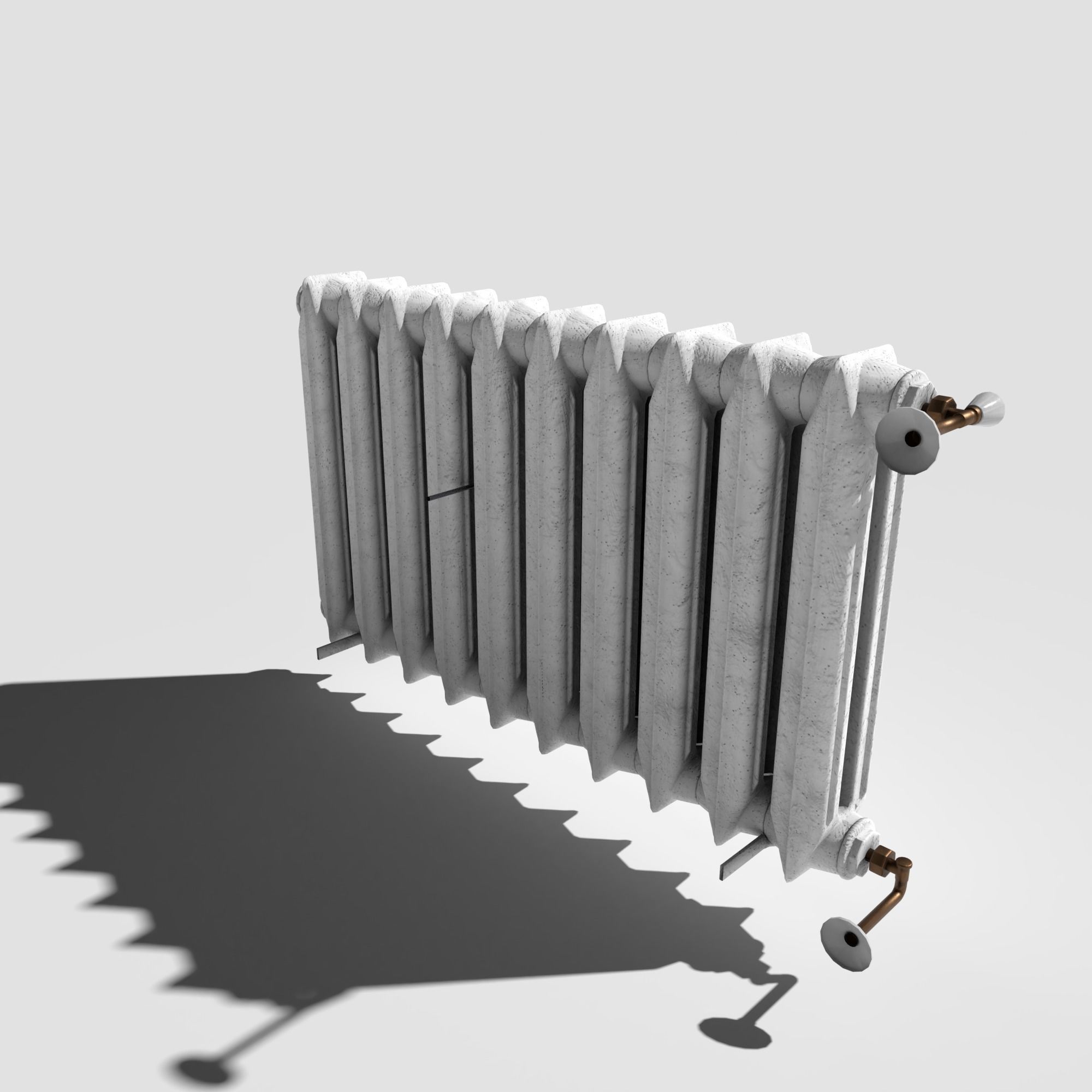 Vintage Radiator 3D model_6