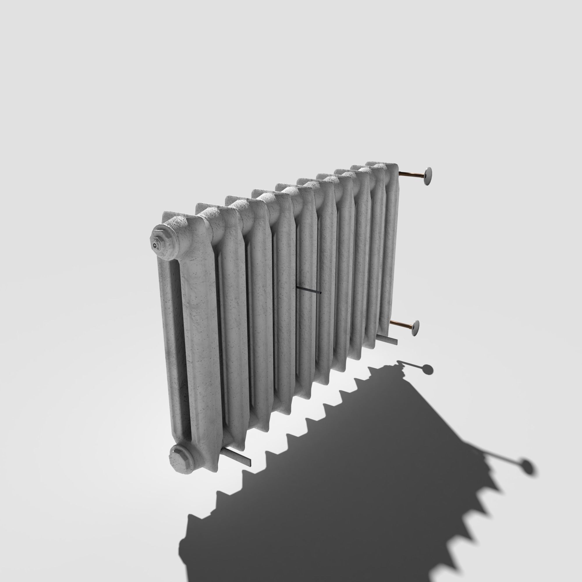 Vintage Radiator 3D model_16