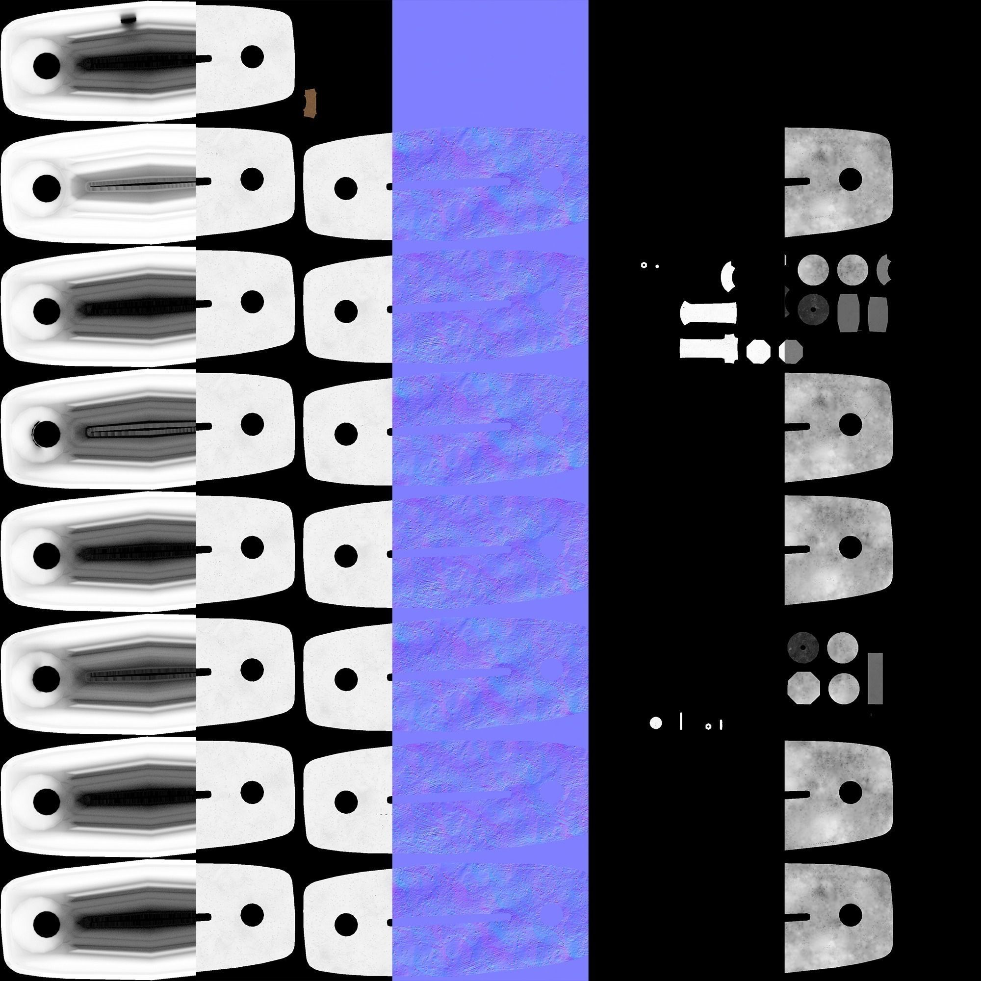 Vintage Radiator 3D model_18