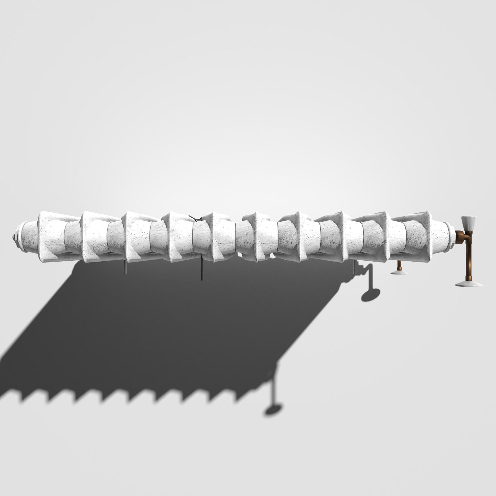 Vintage Radiator 3D model_8